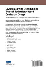 Diverse Learning Opportunities Through Technology-Based Curriculum Design