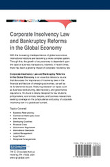 Corporate Insolvency Law and Bankruptcy Reforms in the Global Economy Corporate Insolvency Law and Bankruptcy Reforms in the Global Economy