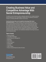 Creating Business Value and Competitive Advantage With Social Entrepreneurship