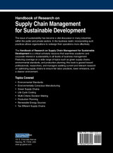 Handbook of Research on Supply Chain Management for Sustainable Development Handbook of Research on Supply Chain Management for Sustainable Development