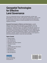 Geospatial Technologies for Effective Land Governance
