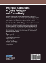 Innovative Applications of Online Pedagogy and Course Design