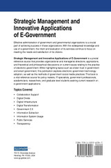 Strategic Management and Innovative Applications of E-Government