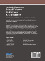 Handbook of Research on School Violence in American K-12 Education