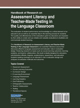 Handbook of Research on Assessment Literacy and Teacher-Made Testing in the Language Classroom