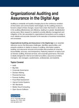 Organizational Auditing and Assurance in the Digital Age