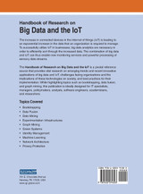 Handbook of Research on Big Data and the IoT