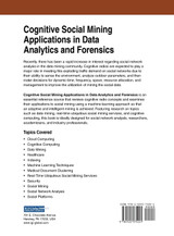 Cognitive Social Mining Applications in Data Analytics and Forensics