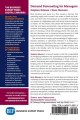 Demand Forecasting for Managers Demand Forecasting for Managers