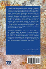 Theology of the Hebrew Bible, volume 1