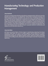 Manufacturing Technology and Production Management Manufacturing Technology and Production Management