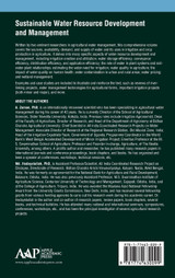 Sustainable Water Resource Development and Management