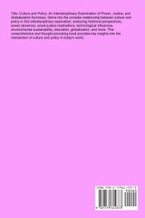 Cultural Studies and Policy Implications