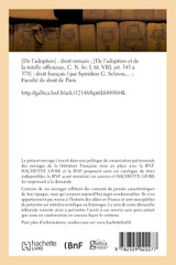 De l'adoption en droit romain. De l'adoption et de la tutelle officieuse en droit français De l'adoption en droit romain. De l'adoption et de la tutelle officieuse en droit français