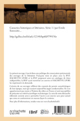 Causeries historiques et littéraires. Série 1