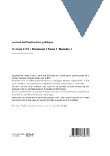 Journal de l'instruction publique