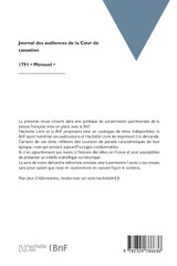 Journal des audiences de la Cour de cassation Journal des audiences de la Cour de cassation