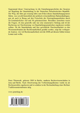 Die Entstehung des Staatshaftungsgesetzes der DDR