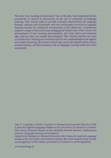 New Learning Environments for Language Learning