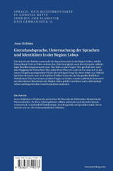 Grenzlandsprache. Untersuchung der Sprachen und Identitaeten in der Region Lebus