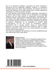 Business-To-Customer Relationship Marketing for Travel Industry Business-To-Customer Relationship Marketing for Travel Industry