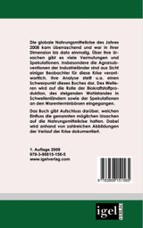 Der Einfluß der Agrarsubventionen in Europa und den USA  die globale Nahrungsmittelkrise