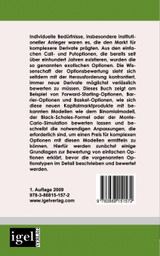 Bewertung ausgewählter Optionen Bewertung ausgewählter Optionen