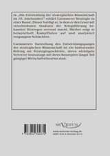 Die Entwicklung der strategischen Wissenschaft im 19. Jahrhundert Die Entwicklung der strategischen Wissenschaft im 19. Jahrhundert