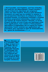 Exigences philosophiques du christianisme Exigences philosophiques du christianisme