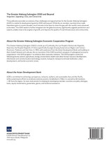 The Greater Mekong Subregion 2030 and Beyond The Greater Mekong Subregion 2030 and Beyond