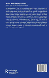 Music and Theology in Nineteenth-Century Britain Music and Theology in Nineteenth-Century Britain