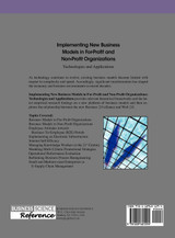Implementing New Business Models in For-Profit and Non-Profit Organizations