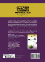 Supply Chain Optimization, Management and Integration