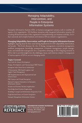 Managing Adaptability, Intervention, and People in Enterprise Information Systems