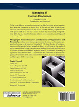 Managing IT Human Resources