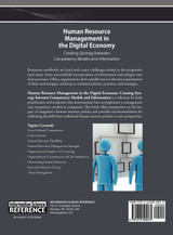 Human Resource Management in the Digital Economy Human Resource Management in the Digital Economy
