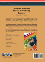 Library and Information Science in Developing Countries Library and Information Science in Developing Countries