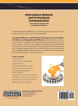 Intercultural Rhetoric and Professional Communication