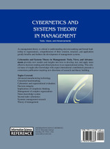 Cybernetics and Systems Theory in Management Cybernetics and Systems Theory in Management