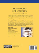 Frameworks for ICT Policy Frameworks for ICT Policy