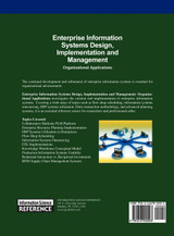 Enterprise Information Systems Design, Implementation and Management Enterprise Information Systems Design, Implementation and Management