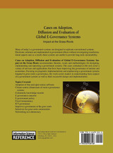 Cases on Adoption, Diffusion and Evaluation of Global E-Governance Systems