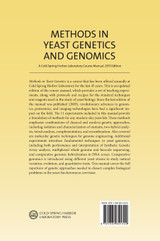 Methods in Yeast Genetics and Genomics