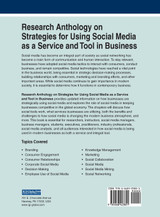 Research Anthology on Strategies for Using Social Media as a Service and Tool in Business, VOL 4 Research Anthology on Strategies for Using Social Media as a Service and Tool in Business, VOL 4