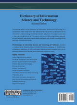 Dictionary of Information Science and Technology (2nd Edition) Vol 2