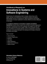 Handbook of Research on Innovations in Systems and Software Engineering Vol 1