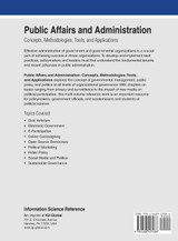 Public Affairs and Administration Public Affairs and Administration