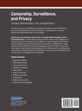 Censorship, Surveillance, and Privacy Censorship, Surveillance, and Privacy