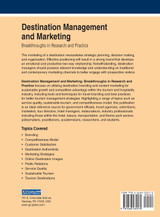 Destination Management and Marketing