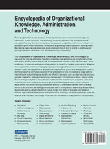 Encyclopedia of Organizational Knowledge, Administration, and Technology, VOL 1